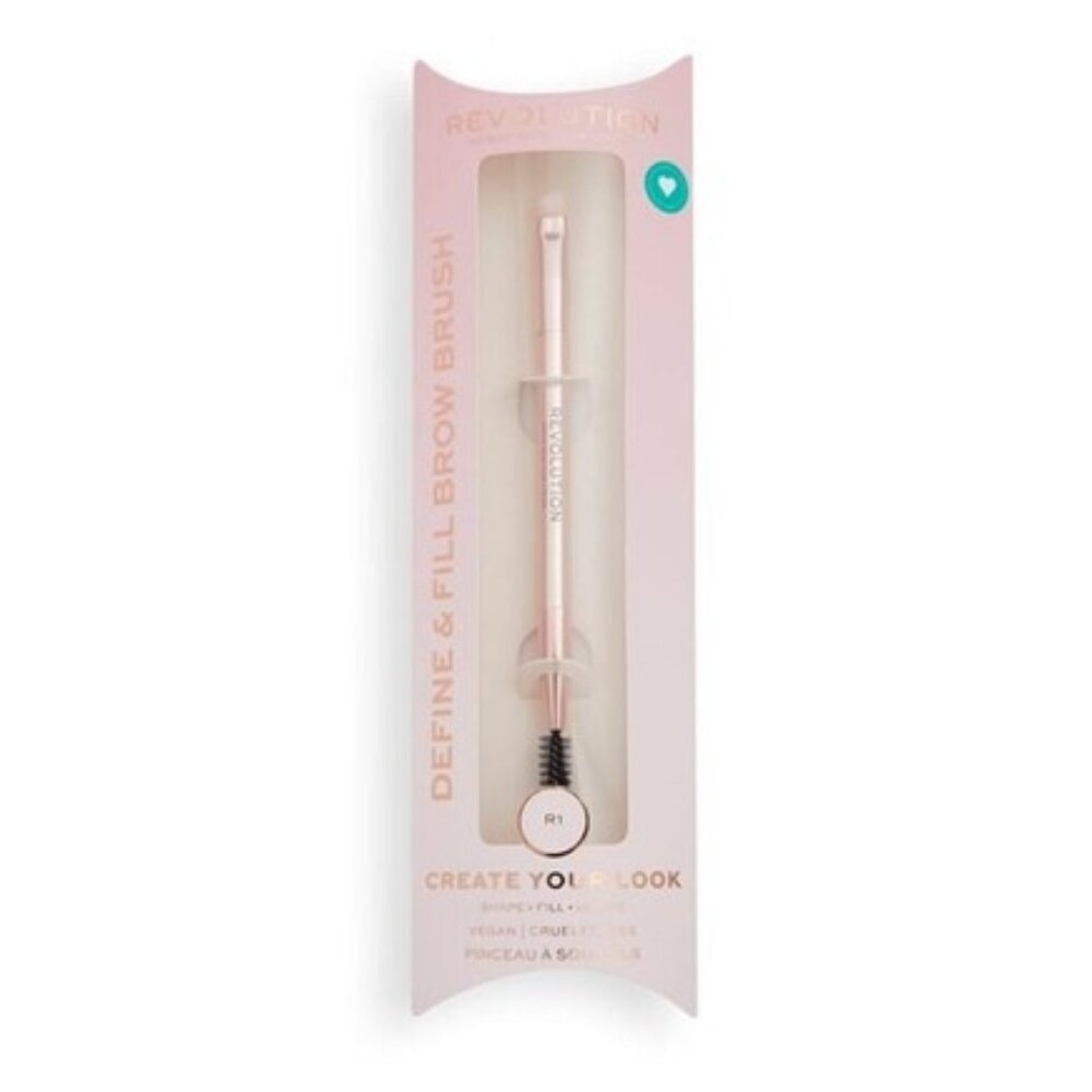 REVOLUTION Define & Fill Brow Brush NIP